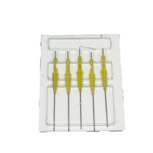AGULHAS AMOSTRA PARA COBAS MIRINHA AMARELA - 5 UN - LUCAPH